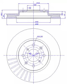 Тормозной диск CAR 142.1604