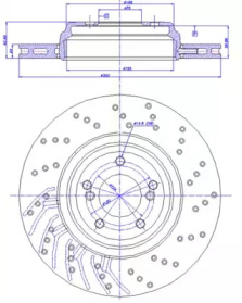 Тормозной диск CAR 142.1793