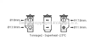 Клапан AVA QUALITY COOLING AI1373