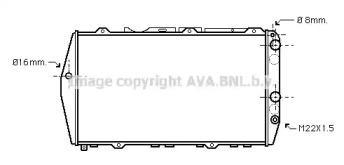 Теплообменник AVA QUALITY COOLING AI2016