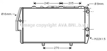 Теплообменник AVA QUALITY COOLING AI2020