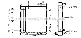 Теплообменник AVA QUALITY COOLING AI2039