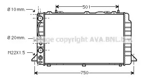 Теплообменник AVA QUALITY COOLING AI2059