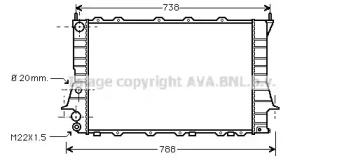 Теплообменник AVA QUALITY COOLING AI2077