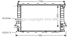 Теплообменник AVA QUALITY COOLING AI2078