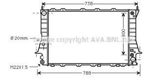 Теплообменник AVA QUALITY COOLING AI2082