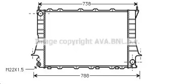 Теплообменник AVA QUALITY COOLING AI2083