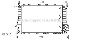 Теплообменник AVA QUALITY COOLING AI2084