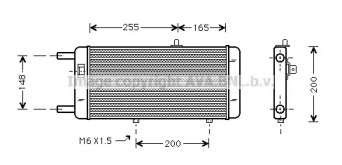 Радиатор, охлаждение двигателя AVA QUALITY COOLING AI2087