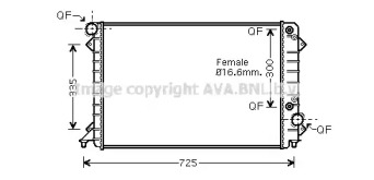 Теплообменник AVA QUALITY COOLING AI2197