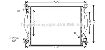 Теплообменник AVA QUALITY COOLING AI2204