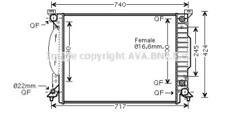 Теплообменник AVA QUALITY COOLING AI2205