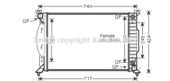 Теплообменник AVA QUALITY COOLING AI2229