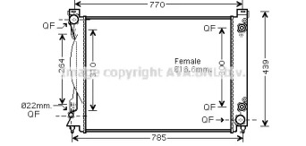 Теплообменник AVA QUALITY COOLING AI2231