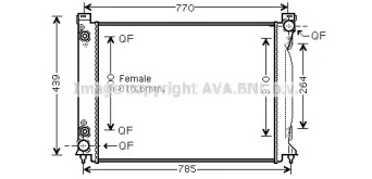 Теплообменник AVA QUALITY COOLING AI2232