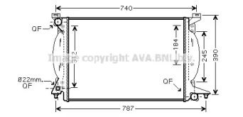 Теплообменник AVA QUALITY COOLING AI2243