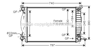 Теплообменник AVA QUALITY COOLING AI2244