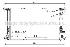 Теплообменник AVA QUALITY COOLING AI2363