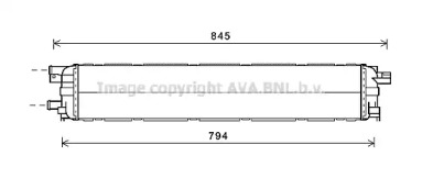 Радиатор, охлаждение двигателя AVA QUALITY COOLING AI2366