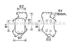 Теплообменник AVA QUALITY COOLING AI3403