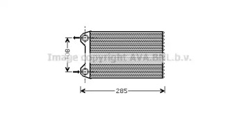 Теплообменник, отопление салона AVA QUALITY COOLING AI6254