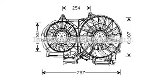 Вентилятор AVA QUALITY COOLING AI7505