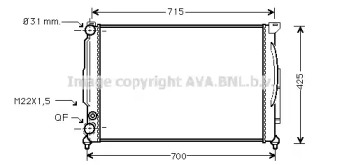 Теплообменник AVA QUALITY COOLING AIA2105