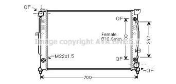 Теплообменник AVA QUALITY COOLING AIA2125