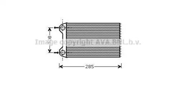 Теплообменник, отопление салона AVA QUALITY COOLING AIA6254