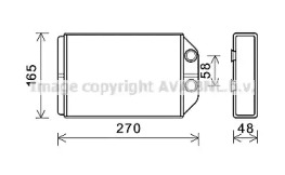 Теплообменник AVA QUALITY COOLING AIA6393