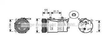 Компрессор AVA QUALITY COOLING AIAK001