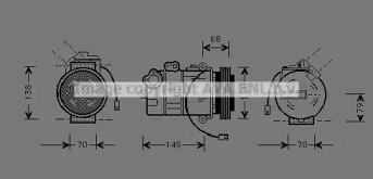 Компрессор AVA QUALITY COOLING AIAK011