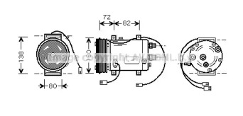 Компрессор AVA QUALITY COOLING AIAK179