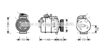 Компрессор AVA QUALITY COOLING AIAK226