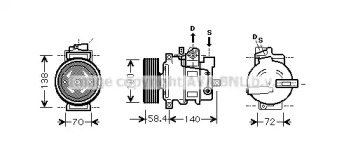 Компрессор AVA QUALITY COOLING AIAK262