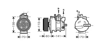 Компрессор AVA QUALITY COOLING AIAK271