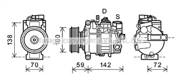 Компрессор AVA QUALITY COOLING AIAK338