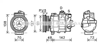 Компрессор AVA QUALITY COOLING AIAK359