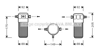 Осушитель AVA QUALITY COOLING AID032