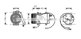 Компрессор AVA QUALITY COOLING AIK008