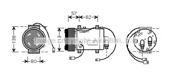 Компрессор AVA QUALITY COOLING AIK143