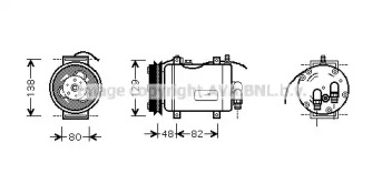 Компрессор AVA QUALITY COOLING AIK228