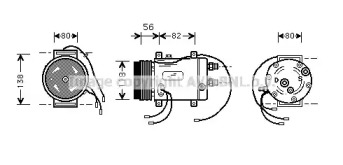 Компрессор AVA QUALITY COOLING AIK255