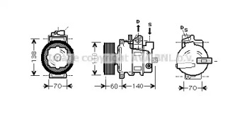 Компрессор AVA QUALITY COOLING AIK269