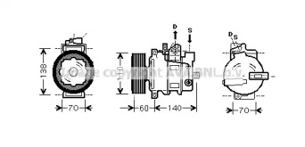 Компрессор AVA QUALITY COOLING AIK272