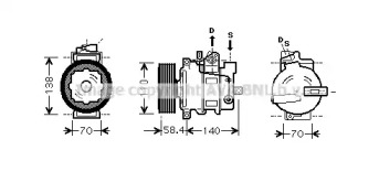 Компрессор AVA QUALITY COOLING AIK273