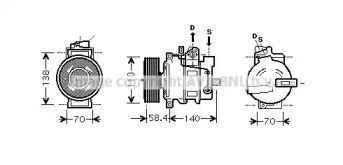 Компрессор AVA QUALITY COOLING AIK274