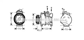 Компрессор AVA QUALITY COOLING AIK276