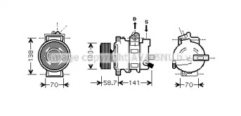 Компрессор AVA QUALITY COOLING AIK279