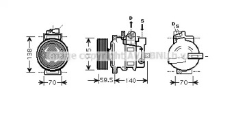 Компрессор AVA QUALITY COOLING AIK284